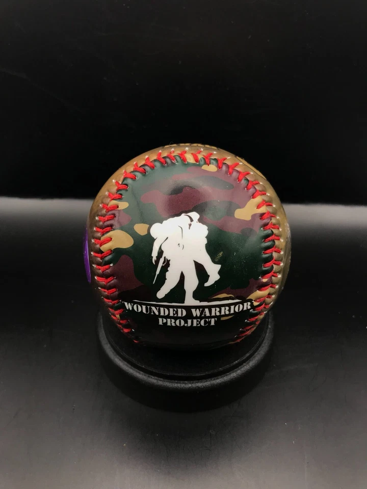 Wounded Warrior Project Ryan Howard Glossy Souvenir Collectible Baseball NEW - Image 2 of 4