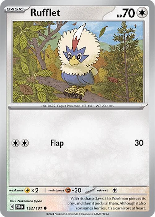 Rufflet 152/191 Sv08: Surging Sparks