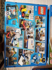 Lego Huge Lot City 60256 Service Station 60244 Police 60139 Mobile Command...