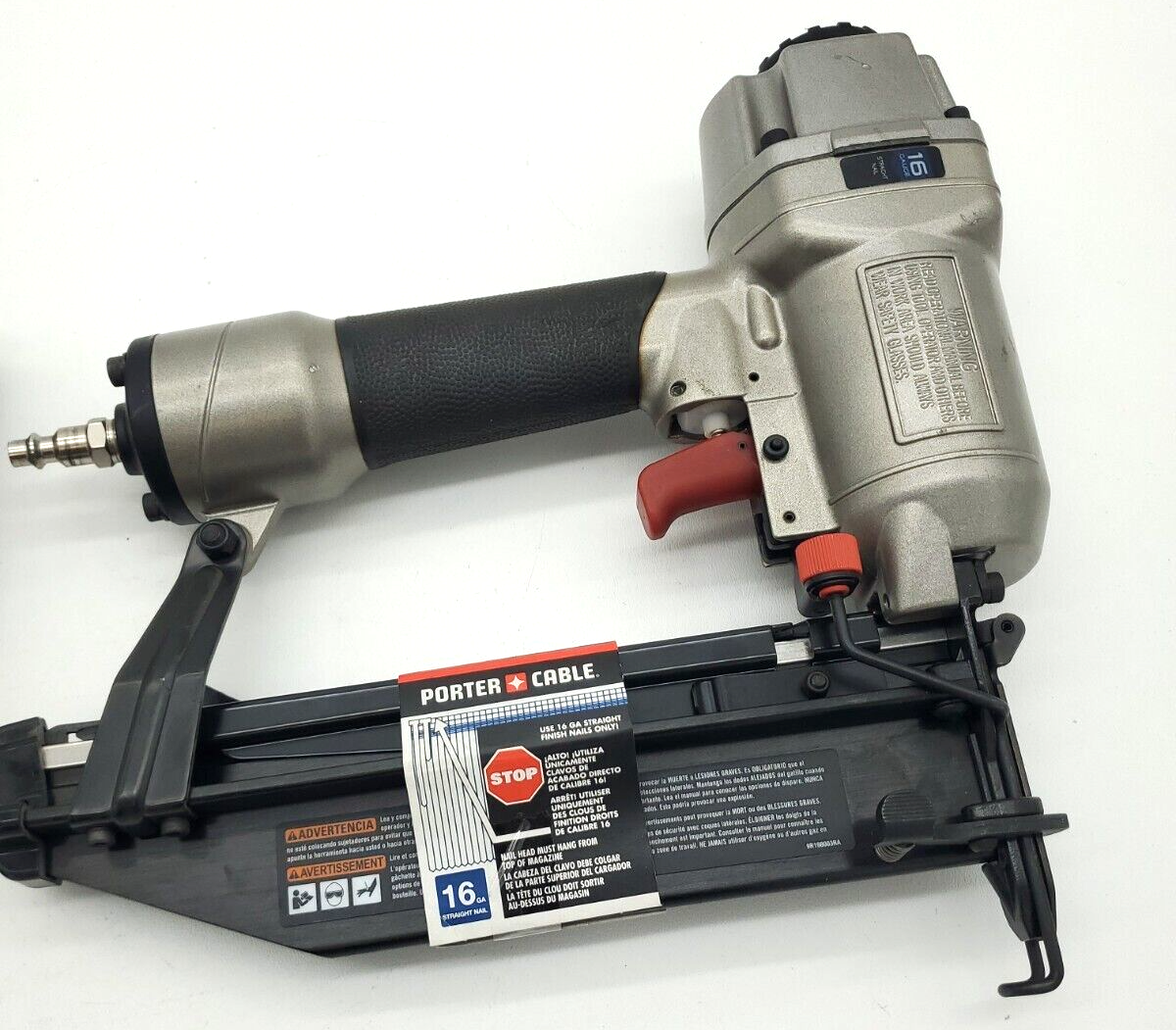 PorterCable 16Ga Pneumatic Nailer & 18Ga Brad Nailer W/Nails & Brads
