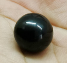 Huge 16mm Natural south sea genuine dark black round loose pearl undrilled