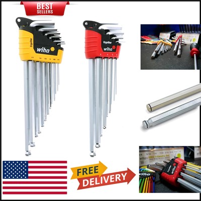 22-Piece Multi-Size Ball-End Hex Key Set with Screw Holding & Ergonomic Holder