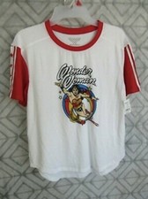 Camiseta de mujer maravilla con logotipo de superhéroe cómic gráfico para damas DC Comics NUEVA