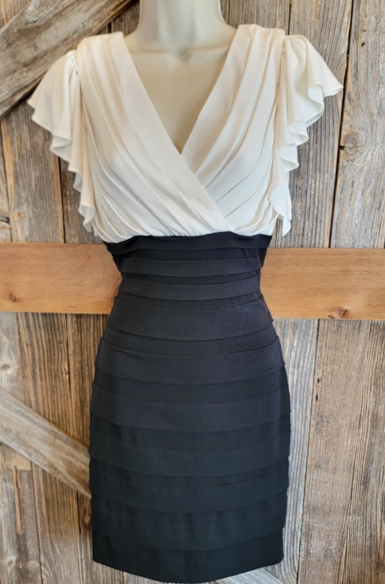 Melrose and Market Womens Dress Sz 4 Stretchy Ribbed formal bodycon cocktail  | eBay