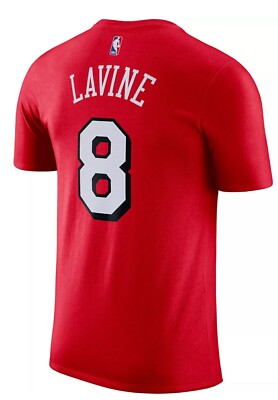 Nike NBA 2021-22 City Edition Chicago Bulls Zach LaVine #8 Men's