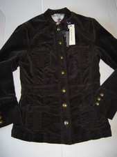 Rrp €78 Rocha John Rocha Size 8 New With Tags Chocolate Brown Coat Jacket