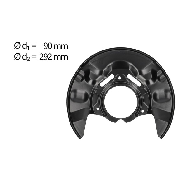 AIC 58791 Abdeckblech Ankerblech FüR Toyota Corolla E12 Vorne Rechts 4778112240-image