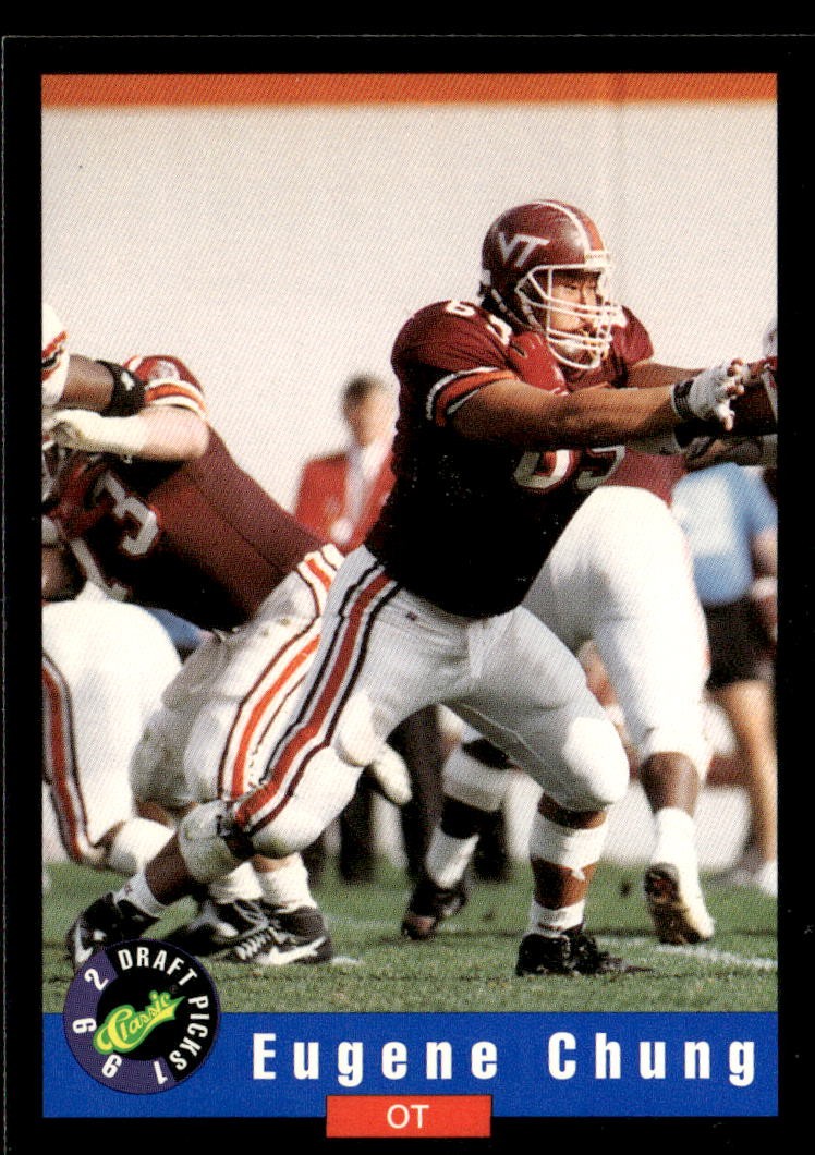 Eugene Chung 1992 Classic Draft Picks Rookie Card #5 Virginia Tech