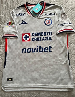 PIRMA CRUZ AZUL MEN'S JERSEY 25/26 VISITA PARCHE 9 COPAS Y LIGA BBVA MX ORIGINAL