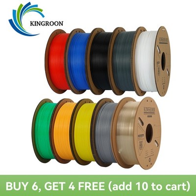【Buy 10 Pay 6】Kingroon 3D Drucker Filament 1KG PLA PETG Matte Seide 1,75 mm FDM