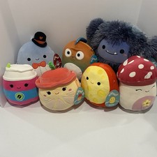 Squishmallows Lot of 7 ALL With Tags Cute Plushes Large And Small
