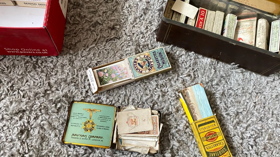 Vintage Cigarette Cards collection With Official Letter from CLUBS - Image 3 of 4