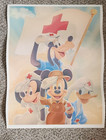 VTG Set 4 Disney Red Cross Poster 1990s Mickey, Minnie, Goofy, Donald  Unframed — photo 2