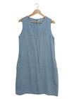 Lacoste Robe Chemisier Femme Bleu Rayé Coton (EU 40, INT L)