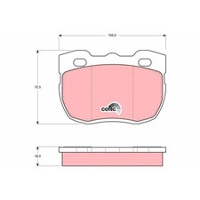 Plaquette de frein Rover 115