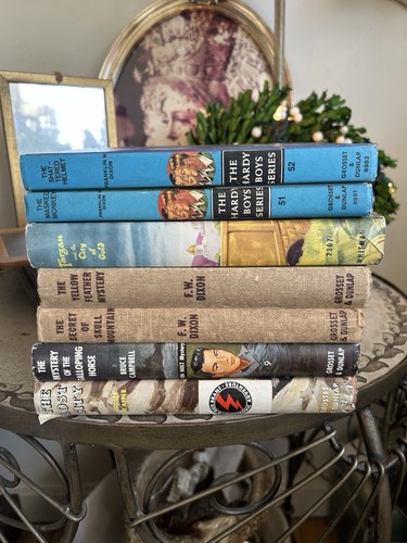 Lot of 7 Vintage Hardy Boys & Boys Bookshelf Books - Classic Hardcover Fantastic - Bild 6 von 24