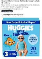 Huggies Little Swimmers Finding Nemo Swim Diapers Size 3 16-26 lb 20