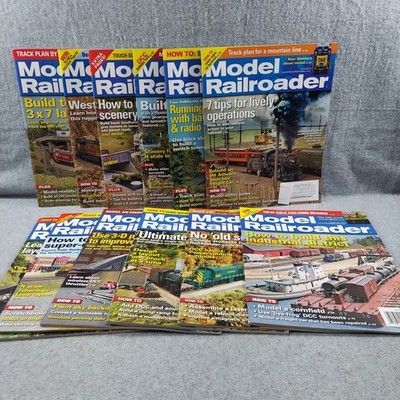 Model Railroader Magazine Lot 2015 Jan-December 12 Issues Trains Hobby Layouts