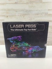 Race Car Laser Pegs 12 in 1 Light up building block toy New In Box sealed 