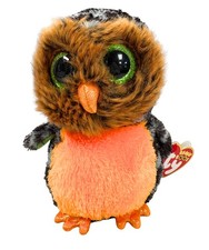 Ty Beanie Boos - Midnight the Owl, MWMT Stuffed Animal Toy