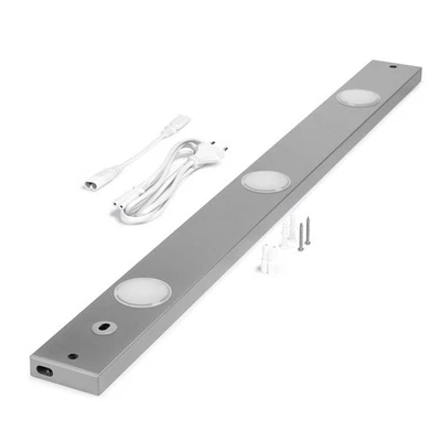 MÜLLER-LICHT Luce Müller LED da incasso Peppa Sensor 90 cm titanio 10 W 700 lm caldo 3000 K