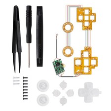 LED PCB D-Pad Buttons Thumbstick Screwdriver Crowbar Kit For Sony PS5 Controller