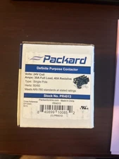 New Packard Contactor PR4013 Single Pole 30 Amp 24 Volt Coil