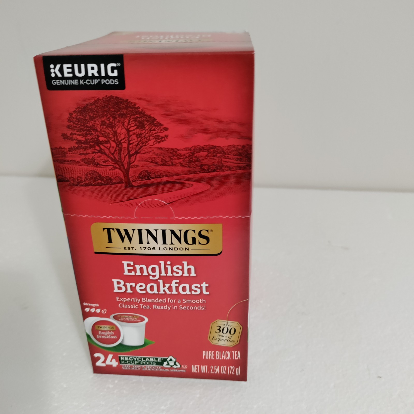 Two(2) Packs Twinings English Black Tea Brerakfast K-Cup Pods 48 count exp 3/27