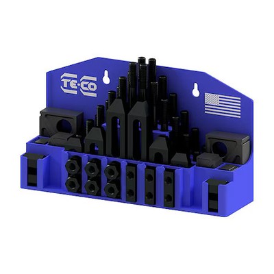 Te-Co 20402Pl Promo Clamp Kit, 5/8, 1/2-13 Stud, 52 Pcs