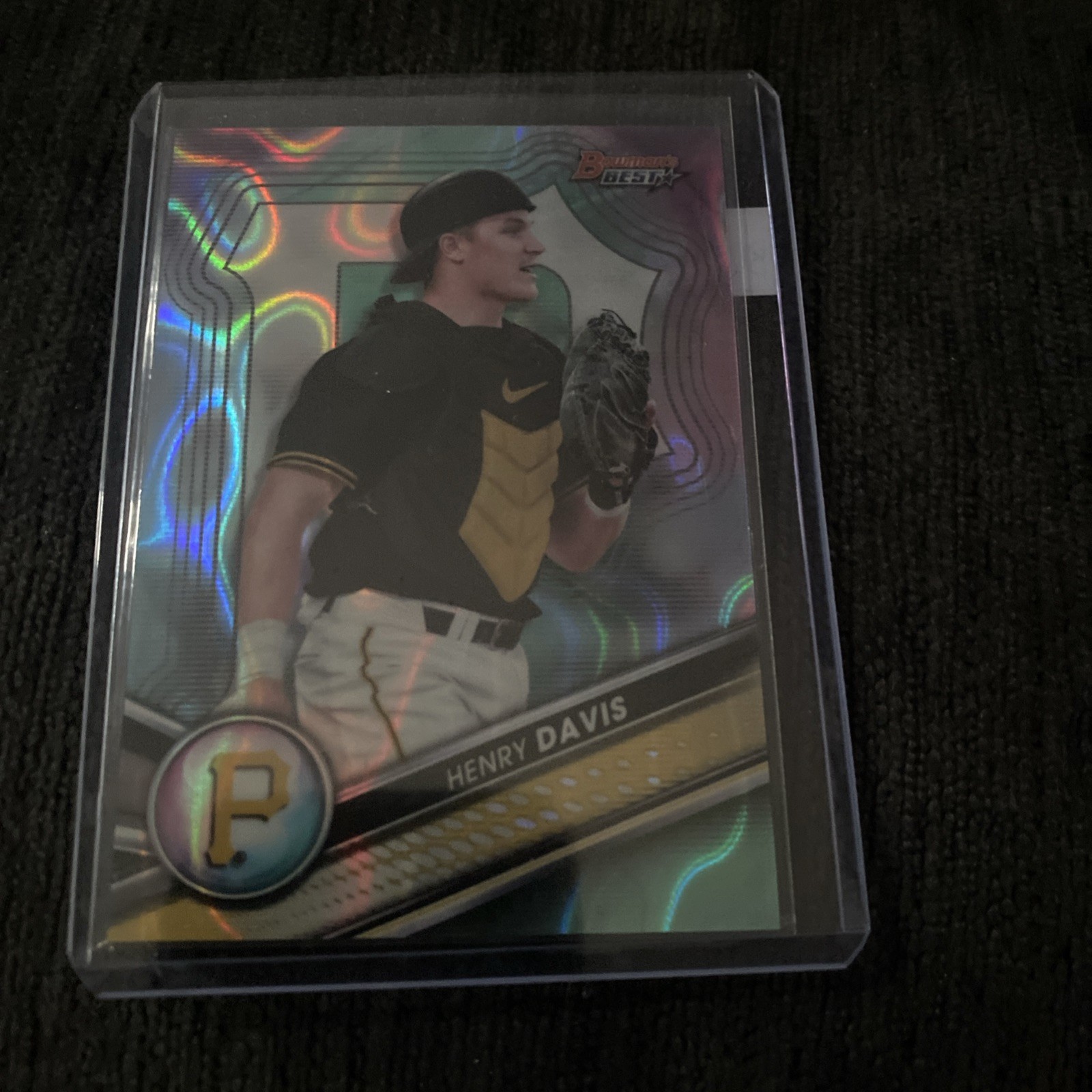 2022 Bowman's Best Top Prospects Aqua Lava Refractor /199 Henry Davis #TP-21