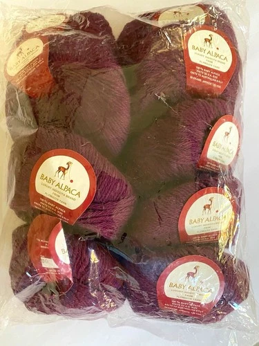 Plymouth Yarn Baby Alpaca 10x new sealed bag - product listing photo