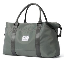 Travel Duffel Bag, Carry On Overnight Weekender Bags Large, A1-Olive Green