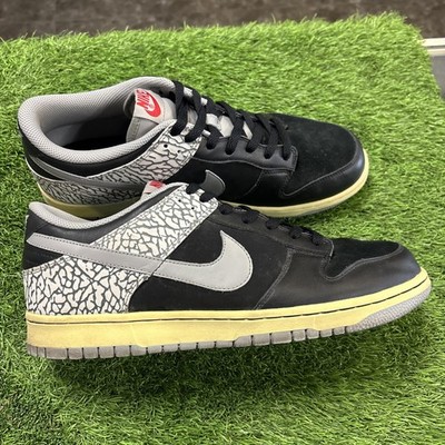 2009 Nike Dunk Low CL Cement Jordan Pack Size 13 Rare QS 304714-905 Rare VNDS