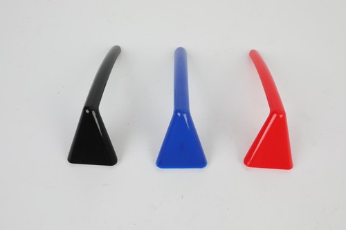 Glossy Rear Bumper Diffuser Lip Spoiler Splitter Wing Shark 5 Fins For Auto SUV - Picture 3 of 19