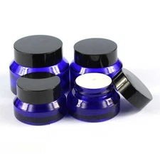 Bulk buy 15g 30g 50g Glass Cream Container Cosmetic Jar Eyeshadow Makeup Bottles