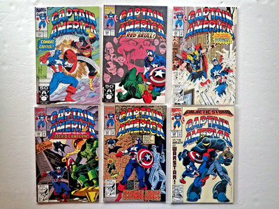 1991-1992 Marvel Comics Captain America 393-398