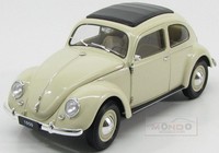 1:18 Welly Volkswagen Beetle Classic Closed Roof 1950 Ivory WE18040IV Modellbau