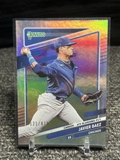 2021 Donruss Variations Career Stat Line #130 Javier Baez /473 Chicago Cubs