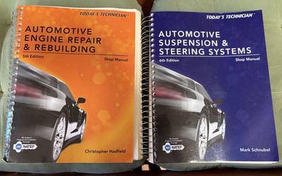 Todays Tech Auto Engine Repair Rebuild, Auto Suspension Steering Sys Shop 2 Man