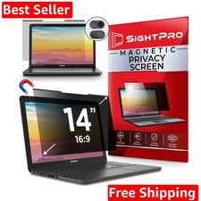 Magnetic Laptop Privacy Screen 14 Inch 16:9 - Removable Computer Privacy Filt...