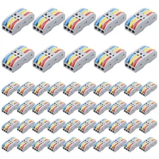 ALITOVE Electrical Connectors 50pcs Quick Connect 3 Wire 50PCS 