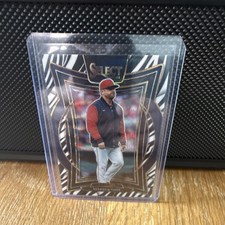 Panini 2025 Select Zebra Prizm Stephen Vogt #58 Cleveland Guardians MLB Card