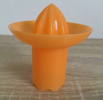 J20 Tupperware Junge Welle Zitronenpresse Orangenpresse Saftpresse Farbe Orange