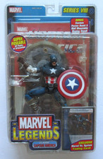 CLASSIC CAPTAIN AMERICA TOY BIZ MARVEL LEGENDS SERIES 8 VIII 6 FIGURE 2004 NEW