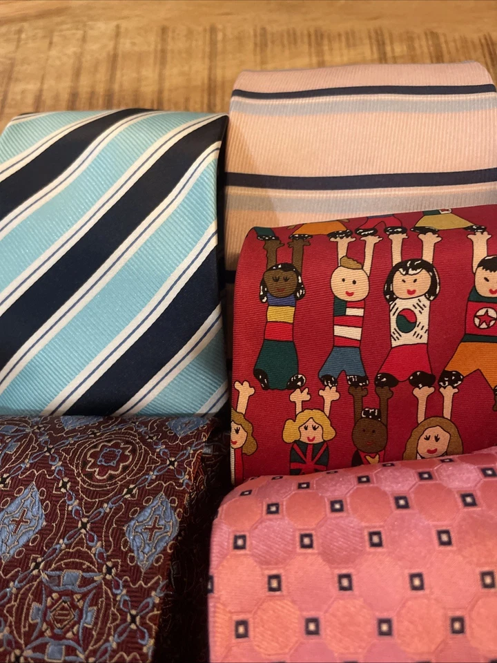 Lote de 100+ corbatas para hombre más vintage asst. Patrones de marcas ¡ENVÍO GRATUITO! Foto 2 de 4