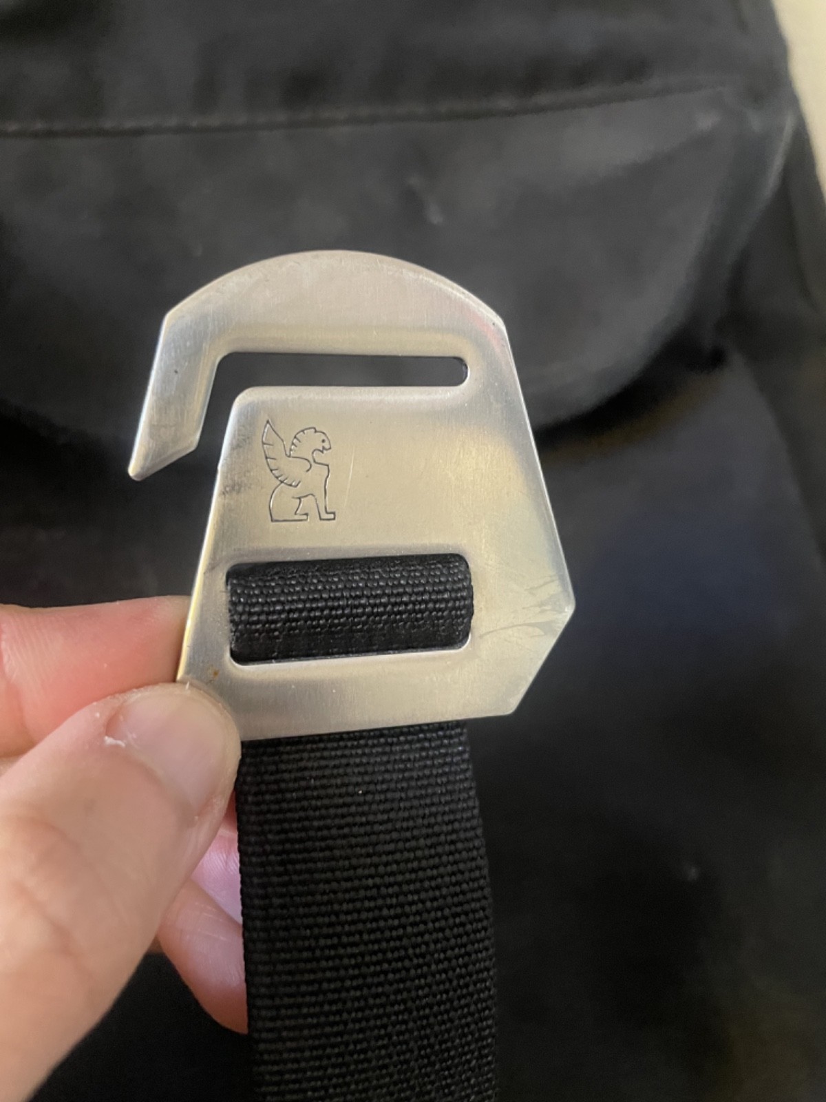 Chrome Waterproof rooltop LARGE Backpack, Black/R… - image 2