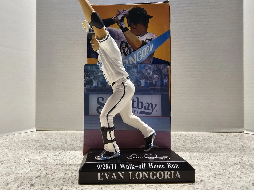 Evan Longoria Tampa Bay Rays MLB 2012 SGA Statue Figurine Walk Off - Image 4 of 4