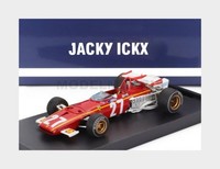 Brumm R444-UPD-2024 Ferrari F1 312B N 27 Belgium GP 1970 Jacky Ickx Rot Weiß