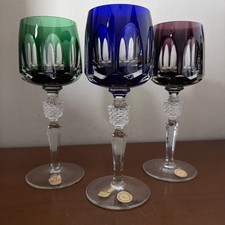 3 Nachtmann Antika Weingläser  Römer Bleikr...