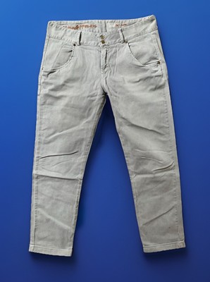 MET Chino & Friends, 7/8 Damen Jeans Hose, Größe 30, grau